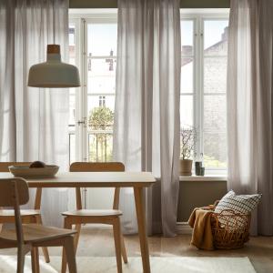 Шторы Ikea Masterrot, 2 предмета, 145x250 см, бежевый