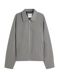 Демисезонная куртка Bershka, mottled grey