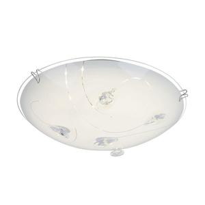 Светодиодный потолочный светильник Inka White Opal Globo Lighting, белый