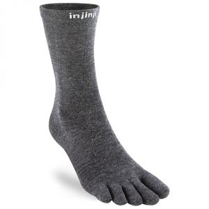 Многофункциональные носки Injinji Liner Crew Wool, цвет Slate