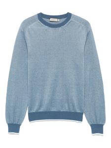 Хлопковый свитер Canali, синий