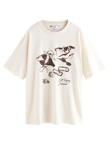 Рубашка Next, кремовый