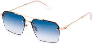 Солнцезащитные очки Police SPLQ90, цвет «Блестящий розовый золото», размер 59, Shiny Total Rose Gold