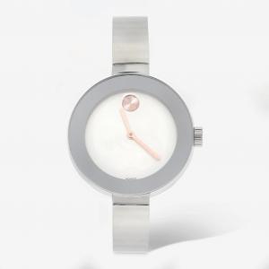 Movado BOLD женские часы 3600194 из нержавеющей стали с браслетом и циферблатом Sunray 34 мм, серебряный