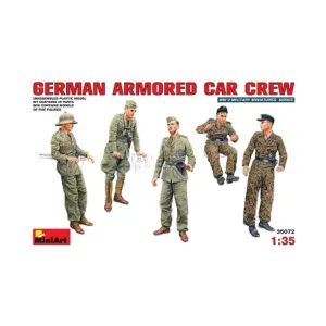 Экипаж немецкого бронеавтомобиля, WWII Military Miniatures Series (1:35) (MiniArt Models)