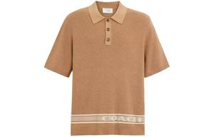 Мужская рубашка поло COACH, цвет Brown