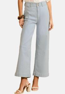 Расклешенные джинсы REGULAR FIT - DOUBLE BUTTON WAISTBAND CROP Love & Roses, синий