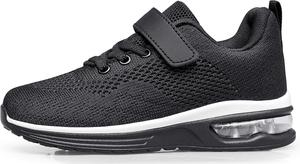 Детские кроссовки Anlarach для малышей, мальчиков и девочек, спортивные беговые кроссовки с воздушной подушкой для малышей/маленьких детей/старших детей, черный