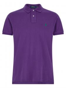 Поло с вышитым логотипом POLO RALPH LAUREN, фиолетовый