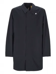Тренч с логотипом K-Way, синий