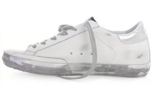 Женские кеды Golden Goos, серебристо-белый