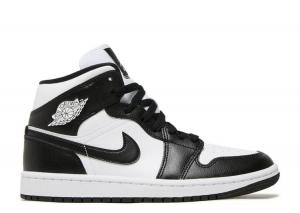 Кроссовки WMNS AIR JORDAN 1 MID 'PANDA', белый