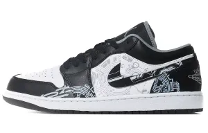 Jordan Air Jordan 1 Vintage Баскетбольные кроссовки унисекс, Black