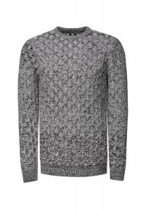 Вязаный свитер с красивым узором RUSTY NEAL, серый