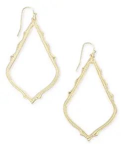 Подробные серьги-подвески Kendra Scott, gold
