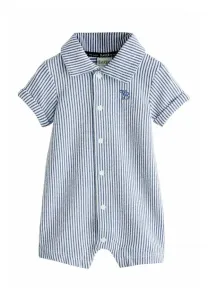 Комбинезон в полоску с текстурой, прямого кроя Baker By Ted Baker, Blue