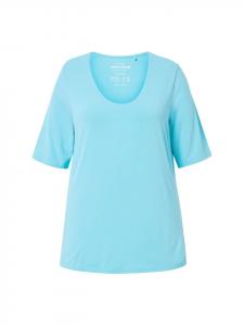 Футболка Ulla Popken, цвет tiefes aqua