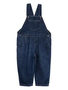 Джинсовый комбинезон Shawn на пуговицах Knot, синий