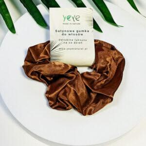 Атласная повязка для волос Yeye Brown