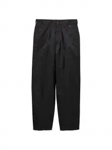 Брюки широкого кроя с логотипом Prada, черный