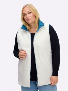 Sheego Двусторонний жилет цвета топаз-экрю