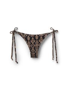 CALZEDONIA Бикини-трусики 'Golden Ethnic' в черном цвете