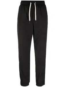 Спортивные брюки с кулиской и логотипом Moncler Grenoble, черный