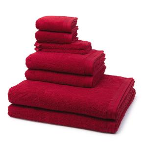 Набор полотенец superfuschel 8 шт Möve, красный