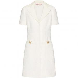 Женское платье с коротким рукавом beige Valentino, бежевый