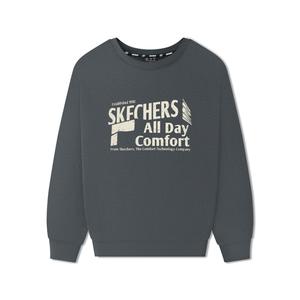 Спортивный свитшот Unisex Skechers, серый