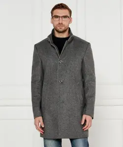 Коричневое шерстяное пальто Joop!, серый