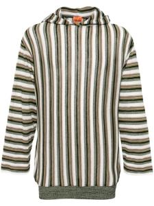 Худи в полоску VITELLI, зеленый
