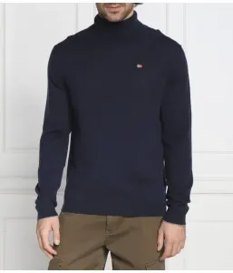 Водолазка DAMAVAND T 1 из шерсти regular fit Napapijri, темно-синий