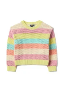 Джемпер в полоску стандартного кроя Ovs, Yellow/Pink