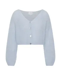 Укороченный кардиган из мохера Americandreams, синий