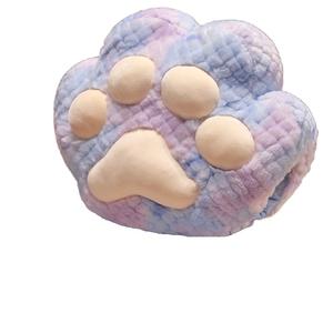 Мягкая грелка для рук в виде кошачьей лапки, лежащая подушка для рук, плюшевая кукла с одеялом Ten Thousand Children's Music