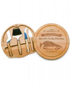 Набор из 5 разделочных досок для сыра "Рождественские каникулы" от Circo Toscana, Brown