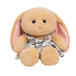 Очаровательные и милые теплые плюшевые куклы маленькие кролики высота 35см/45см MLING, коричневый