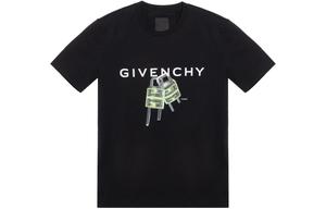 Футболка с замком Givenchy, черный