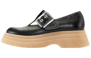 Повседневные туфли женские черные GANNI, Original Shoe Box Included