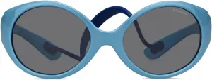 Детские солнцезащитные очки POLAROID KIDS PLD 8010/S MIF AZURE 47/16/102, Blue