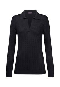 Поло Felix Hardy WITH A PATTERN AND COLLAR, Dark Blue