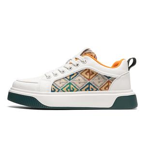 Kung Fu partners Баланс Лоу Топ скейтборд обувь мужские белый желтый, цвет White Yellow