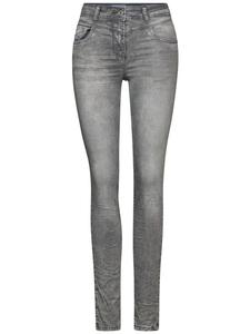 Cecil Джинсы светло-серого цвета с эффектом потертости