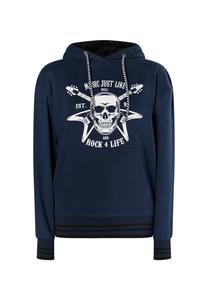 Толстовка с капюшоном myMo ROCKS Sweatshirt Blonda, морской синий