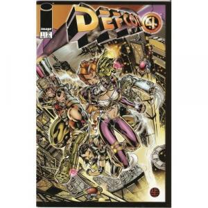 Defcon 4, Issue #1 - Wraparound Cover, February 1996 (Image Comics)