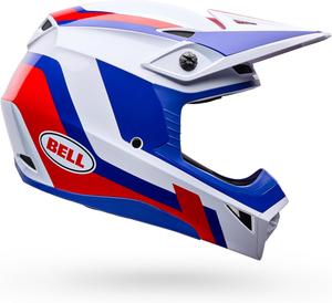 Шлем BELL MX-10 MIPS, цвет Red/White Dyno, размер M