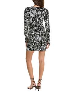 Платье-футляр с пайетками Michael Kors Collection, черный