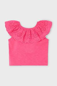 Футболка из хлопка для детей Mayoral, розовый