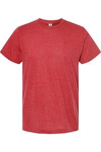 Футболка унисекс Tultex Poly-Rich, цвет heather red